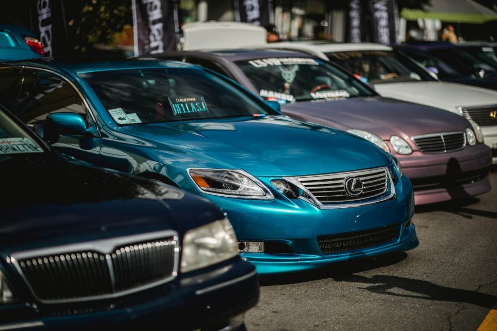 remaps darlington 1 blue lexus at car show